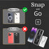 10000mAh Fast Wireless Charger Magnetic Portable Power Bank for All Smartphones, Input (Type C) & Output (Type C &