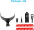 PellKing Universal Motorcycle Helmet Chin Action Camera Mount, Flexible Adhesive for GoPro Hero11, 10, 9, 8, 7, 6, 5,