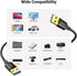 UGREEN 10 FT USB to USB 3.0 Cable, 5 Gbps Nylon Durable Male to Male, Compatible with Hard Drive, Camera, TV, and More