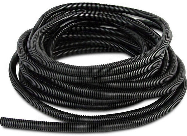 PIVBY 30 ft Dog Cat Cord Protector Wire Loom Tubing for Electric Wires Chewing by Pets - Manages Open Cables