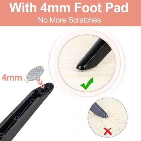 LC-40Q3070U, LC-43LB481U, LC-50Q7030U, LC-60Q7370U, LC-65P6000U TV Legs for Sharp TV Stand Base for Sharp Not Universal