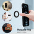 Magnetic Ring Holder for iPhone 14 13 12, Magnetic Car Phone Stand, Wall Mobile Phone Holder for MagSafe Case (Black 2