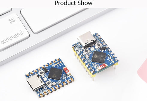 ESP32-S3 Mini Development Board, Pre-Soldered Header, ESP32-S3FH4R2 Dual-Core Processor, 240MHz, 2.4GHz Wi-Fi