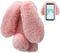 Rabbit Case for Samsung Galaxy S9 Plus, Cute 3D Bunny Ears Soft Furry Hairball TPU Bumper Cover for Women, Pink