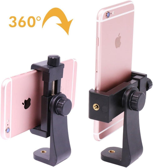 AFAITH Cell Phone Tripod Mount with Remote, Phone Holder Adapter Selfie Monopod for iPhone 16 15 14 13 12 11