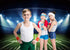 Generic Football Stadium Photo Backdrop Ports Stadium Auditorium Light Bowl Night Photography Background Children