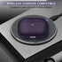 Upgrade Cover for Airpods Pro Case, Leather Texture Full-Body Protective Case, Wireless Charging, Burgundy