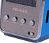 Eboxer Portable Mini Speaker FM Radio Stereo Speaker, Support TF Card, Perfect for Room, Bike, Car (Blue)