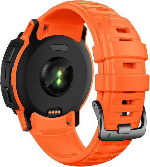 NotoCity Band for Garmin Instinct 2X Solar, Soft 26MM Silicone Replacement Watch Strap