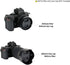 (1+1) Screw on + Bayonet Lens Hood Shade for Nikon Z30 Z50 Z fc Dual Lens Kit (Nikkor Z DX)