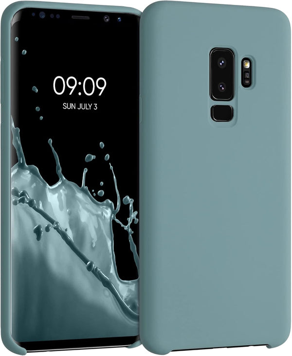 kwmobile TPU Silicone Case for Samsung Galaxy S9 Plus, Soft Finish Phone Cover in Arctic Night