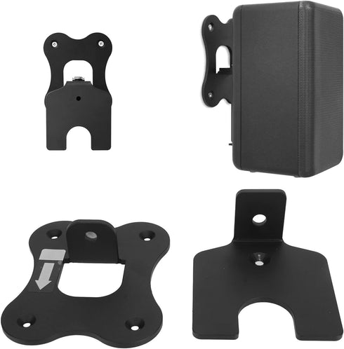 RS3S Speaker Wall Mounting Stand, Space Saving with Easy Install, Rotate Angle for School, Auditorium & Outdoor Use,