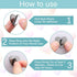 12 Pcs Heart Shaped Cell Phone Finger Ring Holder, Adhesive Metal Phone Grip, Charm Loop Stand for DIY Phone Case and