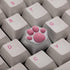 SYA ZOMOPLUS Cute Cat Paw Keycap, Squishy Cat Toes Custom Keycap for Mechanical Keyboard (White Pink)