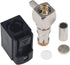RG174 RG316 5PCS Fakra A RF Coax Right Angle Connector Crimp Jack Female for Black GPS Telematics or Navigation
