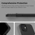 SURPHY iPhone 12 Mini Case, Liquid Silicone Phone Case (with Microfiber Lining) Compatible with iPhone 12 Mini 5.4