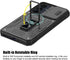 Samsung Galaxy A35 5G Case, Shockproof with Sliding Camera Cover & Ring Holder Kickstand, Black