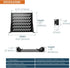 Tecmojo 1U 10" 7.87" Rack Mount Shelf for Server Rack, Deep Vented Cantilever Tray, Metal Shelf for Network Cabinet