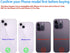 Vimour 2 Packs 14 14 Rear Camera Lens Glass Replacement Kits for iPhone and Plus Pre-Installed Adhesive