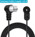 FM Antenna for Stereo Receiver Indoor, 75 Ohm Coaxial Cable Wire for Home Audio