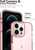 ArtsEvo Shockproof Clear Design Case for iPhone 13 Pro Max - Certified 6.6ft Drop Protection, Pink