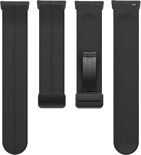 Compatible for ITOUCH AIR 4 Bands, 24mm Soft Silicone Magnetic Buckle Sport Wristband Replacement for 41mm/46mm