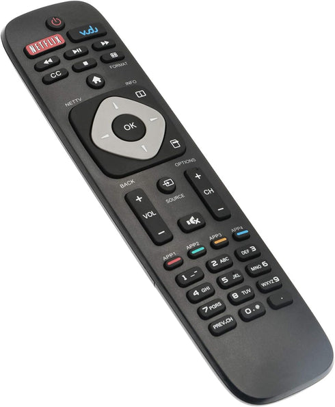 New URMT39JHG003 YKF340-001 Remote Control for Philips LCD LED TV Models, Compatible with Multiple Models