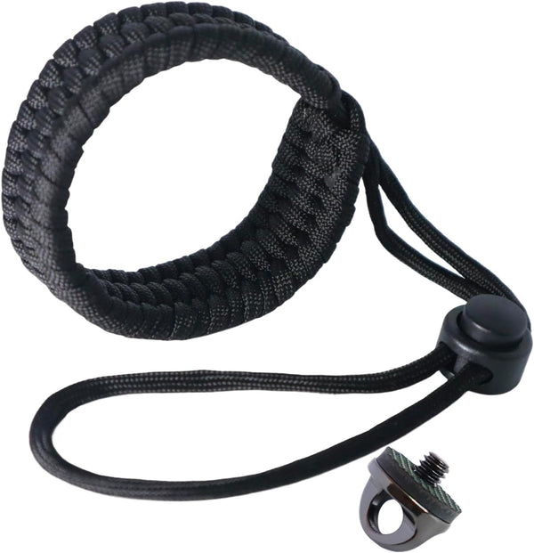 DJDIRY Camera Wrist Strap with 1/4"-20 Screw, Adjustable Braided Paracord Hand Straps Lanyard