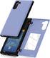 GOOSPERY Galaxy Note 10 Wallet Case - Protective Dual Layer Bumper Phone Case with Card Holder (Lilac Purple)