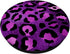 Purple Leopard Print Animal Skin PopSockets Swappable PopGrip