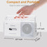 Gelielim Portable AM/FM Radio Stereo Cassette Player Boombox with Big Speaker and Earphone Jack, Battery Operated