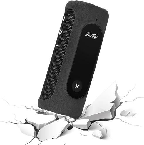 Silicone Cover Case for Blue Tees Golf Player+ GPS Speaker, Black - Replacement Skin Shell Sleeve Bag Accessories