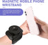 Titgoes Magnetic Wristband Phone Holder for Running, Adjustable Sports Armband Cell Phone Holder, Hands-Free Phone