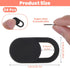 DOPENSPI 24PCS Camera Cover Slide, Ultra-Thin Phone Camera Cover Plastic Cameras Blocker Slider Webcam Covers for PC