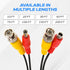 50FT Cables Direct Online Black Premade BNC Video Power Cable Extension Wire for CCTV, Security Camera, DVR