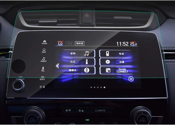 GPS Screen Protector for Honda CR-V 2019-2017, 7 Inch Navigation Audio Touch-Screen Tempered Glass Film