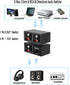 SGEYR 2 1 3.5mm RCA Switch in Out RCA switcher Selector Aux + RCA L/R Bi-Directional Stereo Audio Switcher A/B Analog