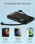 Vida IT Compact Power Bank Portable Charger for Samsung Galaxy S22 S21 S10 S7 Edge, 5000mAh