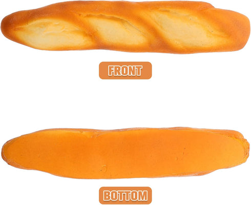 Ciieeo Fake French Bread Model Realistic Pu Food Prop for Bakery Display Photography and Creative Decoration Versatile