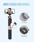 GooFoto 7 Phone Tripod, Flexible Tripod for iPhone, Android Cell Phone and Camera, Portable Small Tripod with Aluminum