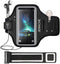 Galaxy S10 S9 S8 Armband, JEMACHE Gym Running Phone Arm Band for Samsung Galaxy S10/S9/S8/S7 Edge, Black