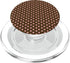Aesthetic Classic Chic Brown and Pink Polka Dot Aesthetic Preppy Vintage Dotted PopSockets PopGrip for