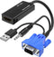 MT-VIKI VGA to HDMI Adapter, 1080P Converter with Audio+USB Power from VGA Computer to HDMI TV/Monitor, Male to Female