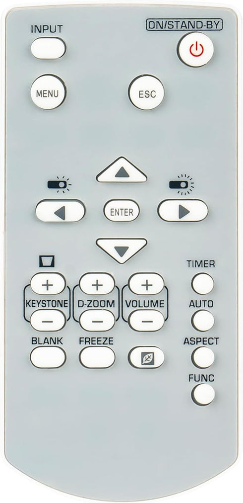 YT-151 Replacement Remote Control for Casio Projector YT151, Fit for XJ-F10X, XJ-F100W, XJ-V10X