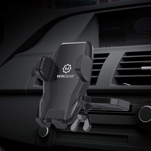 WixGear Universal Car Phone Mount Holder with New Gravity Self-Locking Design, Compatible with All Smartphones