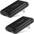 Costyle 2 Pack USB Wall Charger - 18W GaN Tech Slim Fast Charge 3.0 Block for Samsung Galaxy and iPhone