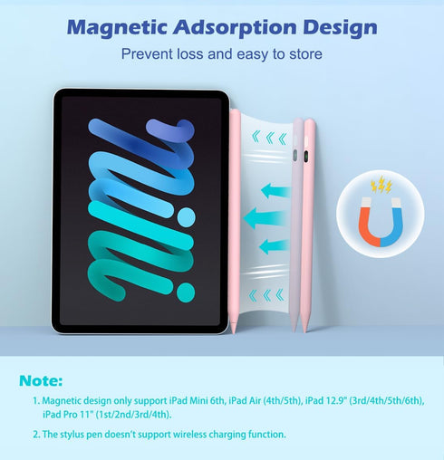 MoKo Stylus Pens for Touch Screens, Fast Charge Stylus Pen for Apple iPad/iPhone/Samsung/Lenovo/IOS/Android Tablets,
