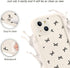 Cinysnt 15 6.1", Cute Polka Dot Black Bow Bowknot Phone Case for iPhone Case Aesthetic Pattern Print Design Cover Full