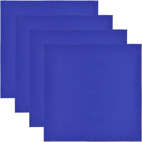 Wisdompro Extra Large 4-Pack Microfiber Cleaning Cloth For Laptop, LCD TV, Computer Screen,