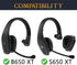 SOULWIT Cooling-Gel Earpads Replacement for BlueParrott B650/S650(650XT 650 XT) Noise Cancelling Bluetooth Headset, Ear Pads Cushions with High-Density Noise Isolation Foam - B650XT CG Black